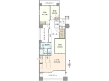 【京都府/京都市中京区河原町通二条上る】グランクール河原町二条 間取り図