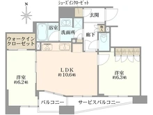 【京都府/京都市下京区五条通新町東入】クレヴィア京都烏丸五条 間取り図