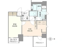【京都府/京都市中京区元竹田町】エステムプラザ京都四条烏丸II雅style 間取り図