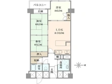 【京都府/京都市上京区駒之町】河原町スカイマンション 間取り図