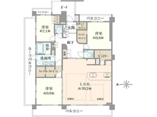 【京都府/京都市東山区粟田口三条坊町】グランドヒルズ京都東山ロジュマン 間取り図