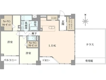 【京都府/京都市中京区元竹田町】THE RESIDENCE京都東洞院四条 間取り図