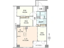 【京都府/京都市上京区小川通寺之内下る】ライオンズ京都小川御所 間取り図