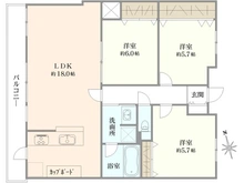 【京都府/京都市伏見区桃山町大島】パデシオン桃山南 間取り図