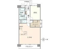 【京都府/京都市中京区聚楽廻東町】コスモ二条 間取り図