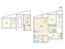 【京都府/京都市北区衣笠御所ノ内町】コンフォールヒルズ衣笠金閣寺道 間取り図