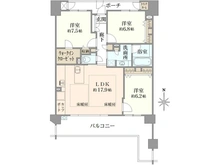 【京都府/京都市中京区松下町】コスモシティ御池富小路 間取り図