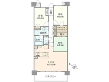 【京都府/京都市西京区桂御所町】パークシティ桂ジオ 間取り図