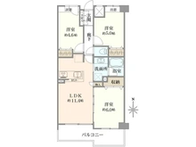 【京都府/京都市下京区五条通堀川東入】ヴィルヌーブ堀川五条 間取り図