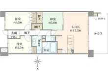 【京都府/京都市西京区桂御所町】パークシティ桂ジオ 間取り図