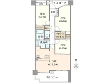 【滋賀県/大津市柳川】ロータリーマンション大津京アンダント 間取り図