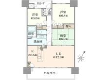 【滋賀県/大津市中庄】ルネ大津膳所 間取り図