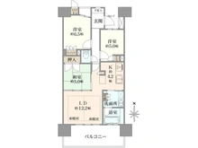 【滋賀県/大津市柳が崎】ブリリア琵琶湖大津京 間取り図