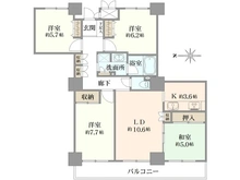 【滋賀県/大津市皇子が丘】ファーストタワー大津MARY 間取り図