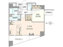 【京都府/京都市中京区岩上通六角下る】ザ・パークハウス堀川六角 間取り図