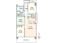 【京都府/京都市南区上鳥羽菅田町】パデシオン京都十条 間取り図