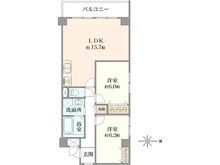 【京都府/京都市伏見区両替町3丁目】藤和ライブタウン伏見桃山 間取り図