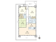【京都府/京都市右京区西院西寿町】ライオンズマンション西院 間取り図