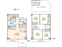 【京都府/京都市右京区嵯峨朝日町】嵐山グランドシティ 間取り図