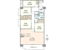 【京都府/京都市右京区西院久田町】レックスシティ京都西院 間取り図
