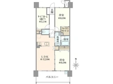 【京都府/京都市下京区西七条東久保町】コスモシティ梅小路公園 間取り図