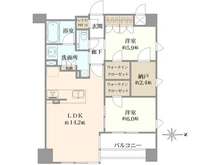 【京都府/京都市中京区西ノ京内畑町】イーグルコート京都二条 間取り図