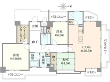 【滋賀県/大津市朝日が丘】シャリエ大津朝日が丘 間取り図