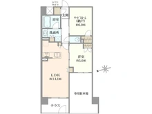 【京都府/京都市東山区五条橋東2丁目】レーベン清水五条 間取り図