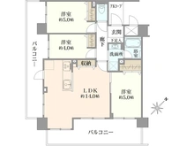【京都府/京都市南区東九条南山王町】ペルル京都南 高倉通 間取り図