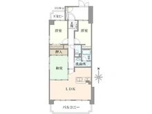 【京都府/京都市北区紫野宮西町】グラン・コート紫野 間取り図