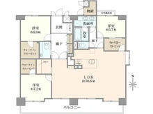 【京都府/京都市上京区大宮通今出川下る】サンヴェール京都西陣 間取り図