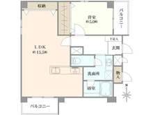 【京都府/京都市中京区西洞院通姉小路上る】御池パークマンション 間取り図