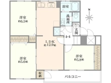 【京都府/長岡京市一里塚】メゾン神足 2号棟 間取り図