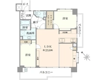 【京都府/京都市左京区粟田口鳥居町】ファミール・グラン岡崎東山荘 間取り図