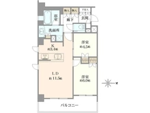 【京都府/京都市中京区薬師町】ライオンズ京都御所南レジデンス 間取り図