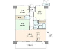 【京都府/京都市伏見区深草関屋敷町】ルネ墨染2番館 間取り図