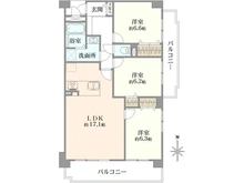【京都府/京都市左京区静市市原町】グラン・コート洛北 間取り図