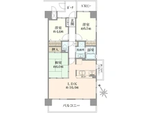【京都府/京都市右京区梅津神田町】ジオ四条桂川ブライトコア 間取り図