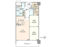 【京都府/京都市山科区椥辻西浦町】ウィズフィール京都山科 間取り図