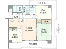【京都府/京都市上京区革堂町】クレメント御所西 間取り図