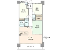【京都府/向日市鶏冠井町】オークリッチむこうまち 間取り図