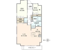 【京都府/京都市上京区聚楽町】ブランシエラ二条城 間取り図