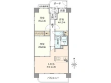 【京都府/京都市北区紫竹西南町】ライオンズマンション北山通 間取り図
