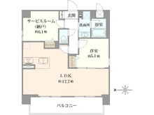 【京都府/京都市右京区西院清水町】リソシエ・ヴァリエ西院 間取り図
