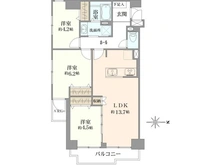 【京都府/京都市伏見区桃山筒井伊賀東町】コスモ丹波橋 間取り図