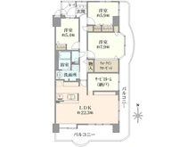 【滋賀県/大津市尾花川】ロータリーマンション西大津 III番館 間取り図