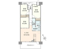 【京都府/京都市右京区梅津神田町】ジオ四条桂川ブライトコア 間取り図