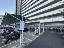 【滋賀県/草津市西大路町】シャルマンコーポ草津 駐輪場