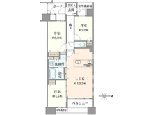 【京都府/京都市中京区裏寺町通四条上る】グランレ・ジェイド京都河原町 間取り図