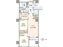【京都府/京都市中京区麩屋町通御池上る】グランドメゾン京都御池通 間取り図